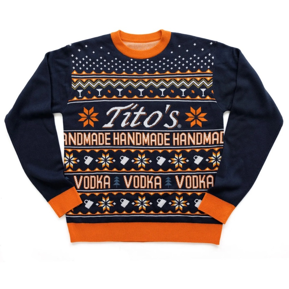 Tito’s Handmade Vodka Embroidered Crewneck